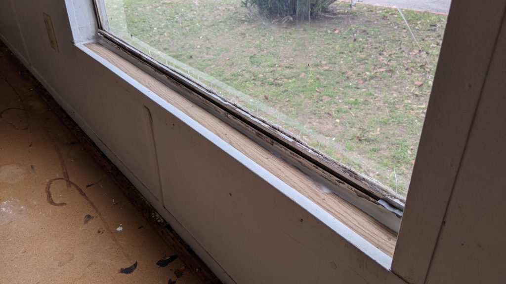 windowsill wood replaced