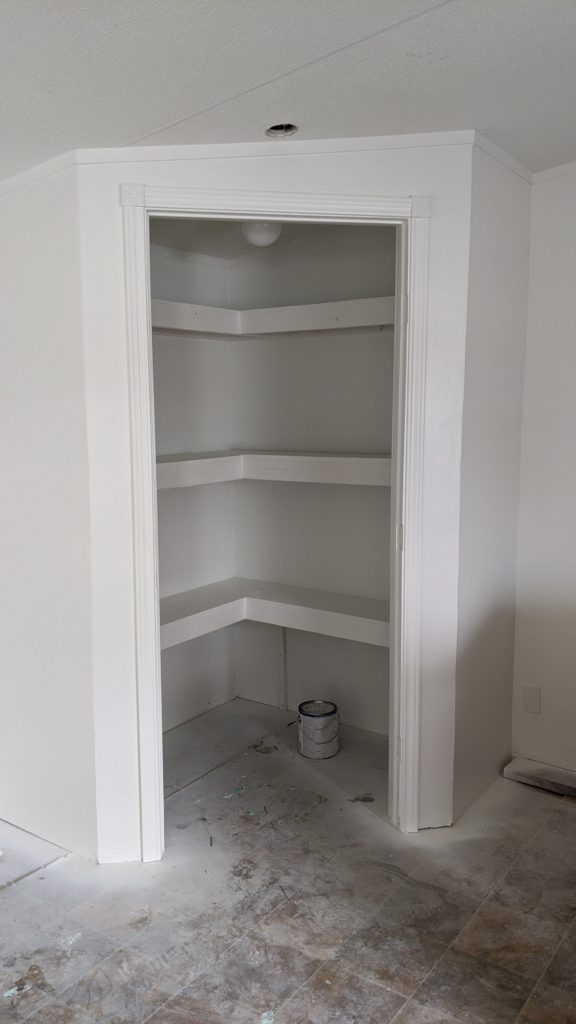 kitchen pantry painted