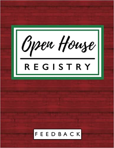 Open House Registry Feedback Book (Redwood Edition)
