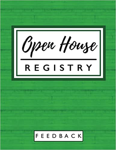 Open House Registry Feedback Book (Lime Wood Edition)