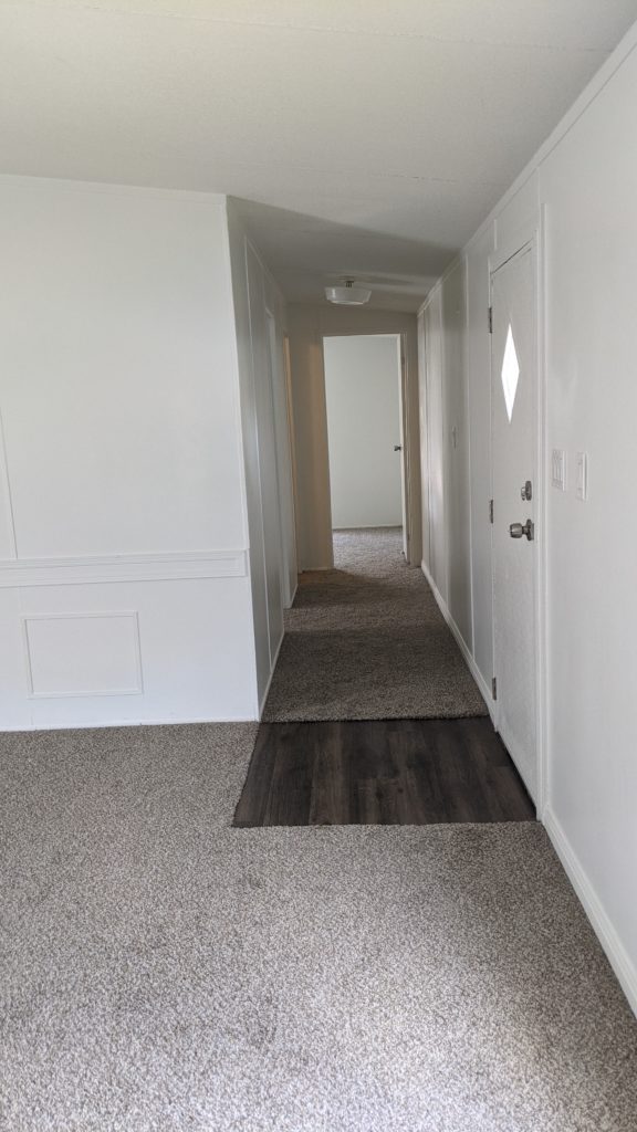 Hallway to guest bedrooms