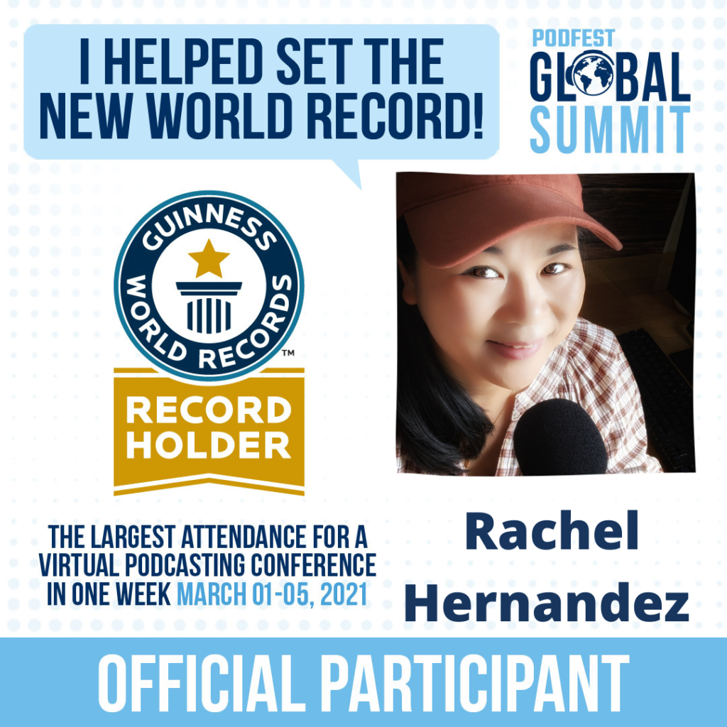 Podfest Guinness World Record: Rachel Hernandez