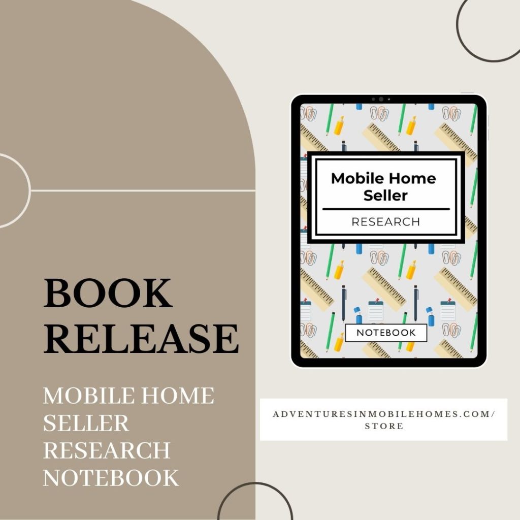 Book Release: Mobile Home Seller Research Notebook