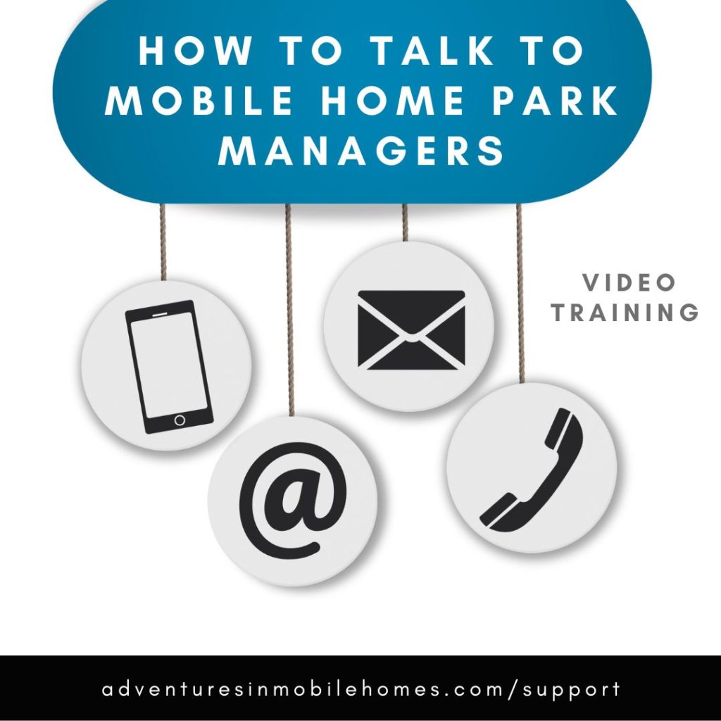 (Video Training) How to Talk to Mobile Home Park Managers