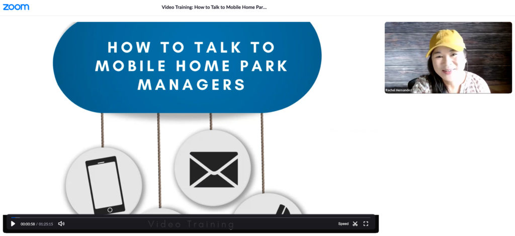 Video Training: How to Talk to Mobile Home Park Managers