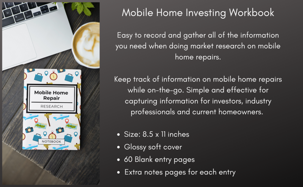 Description: Mobile Home Research Notebook