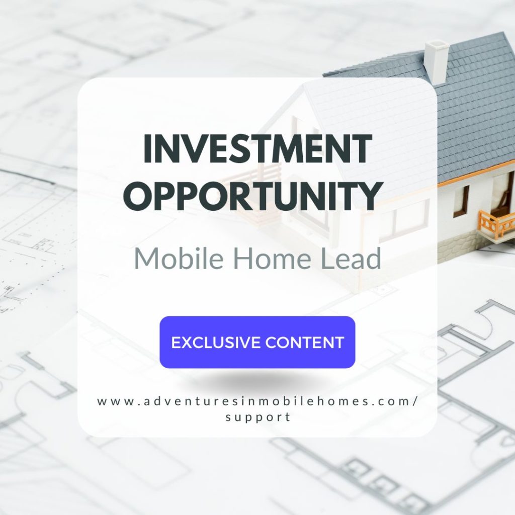 Investment Opportunity: Mobile Home Lead