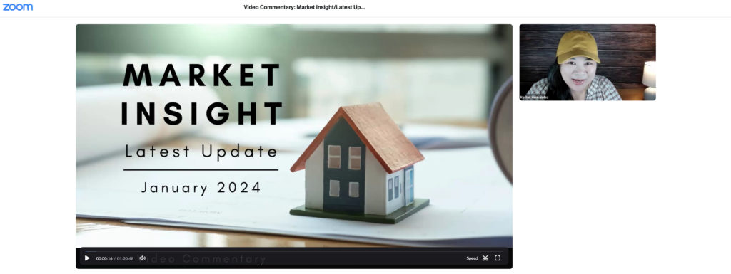 Zoom Screenshot - Video Commentary Market Insight Latest Update (January 2024)