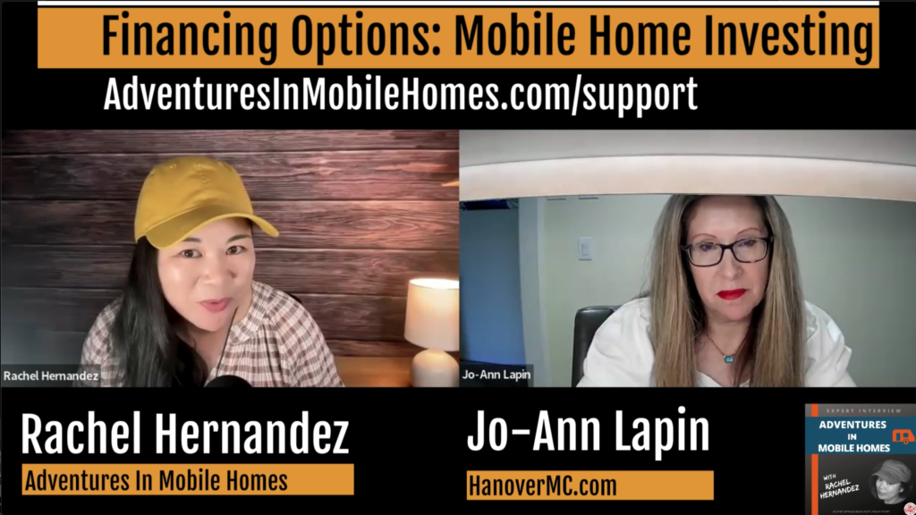 (Expert Interview) Financing Options for Mobile Home Investors with Jo-Ann Lapin
